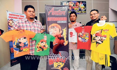 Produk BoBoiBoy jadi gilaan