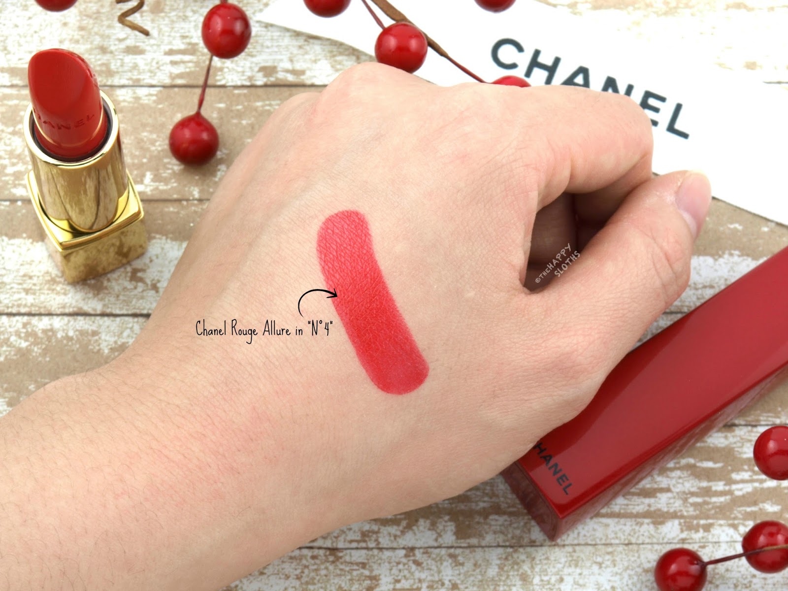 Chanel Holiday 2017 | Rouge Allure Lipstick in "N°4": Review and Swatches