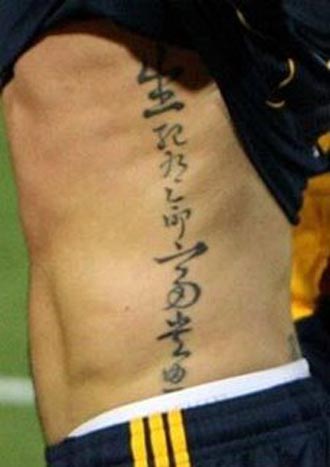 Tattoo fonts style on back and side body for men is very good design i like