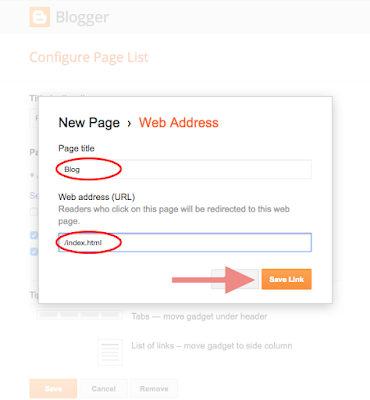 Linking back to the Blogger blog posts