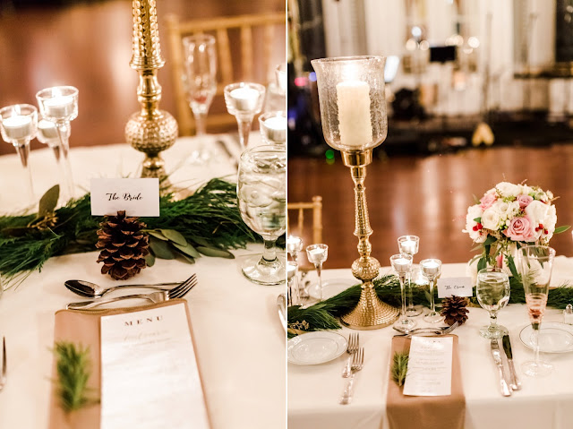 A classic formal winter wedding at the Hotel Monaco and The Belvedere in Baltimore, Maryland Photographed by Heather Ryan Photography