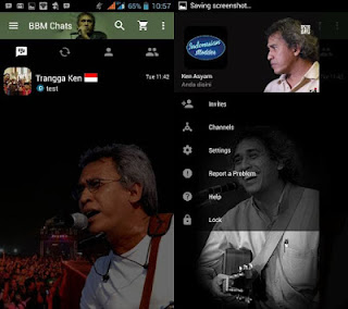 BBM MOD Iwan Fals v3.2.0.6 APK Transparan Theme