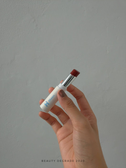 Hale Lip Sheen in Scarlett Review by Benedicta Seruni/BeautyDegrade