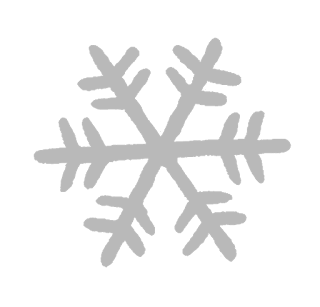 snowflake winter illustration grayscale image