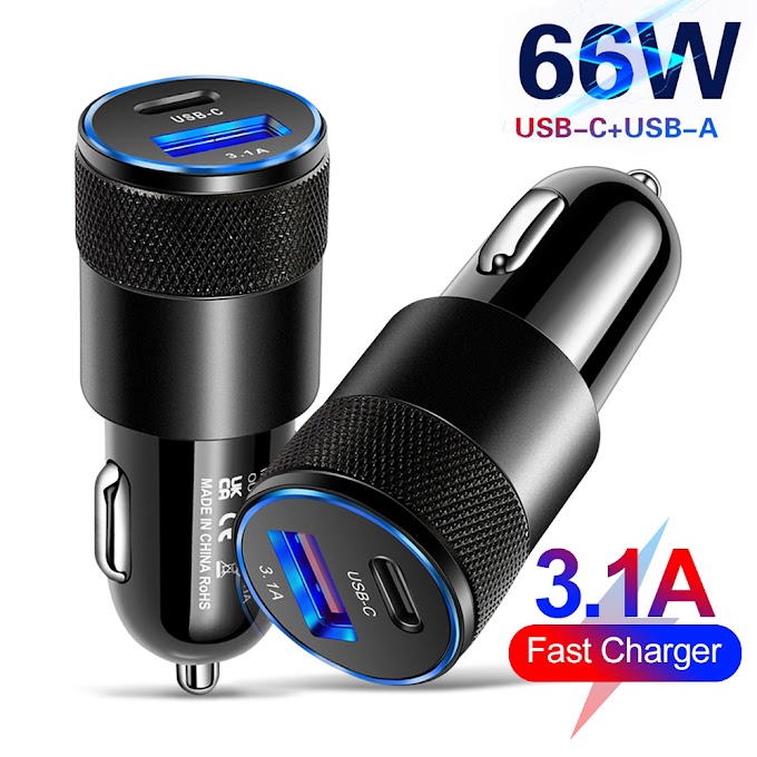 Power Up Your Ride in Minutes: The Ultimate 66W USB-C Car Charger for Xiaomi, Huawei, and More!