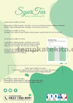 Download Desain Kemasan Produk Minuman Teh Coreldraw Dan Photoshop