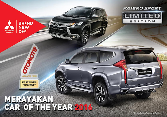 Pajero Sport Limited Edition Hadir dengan Sebelas Item Aksesoris Pilihan