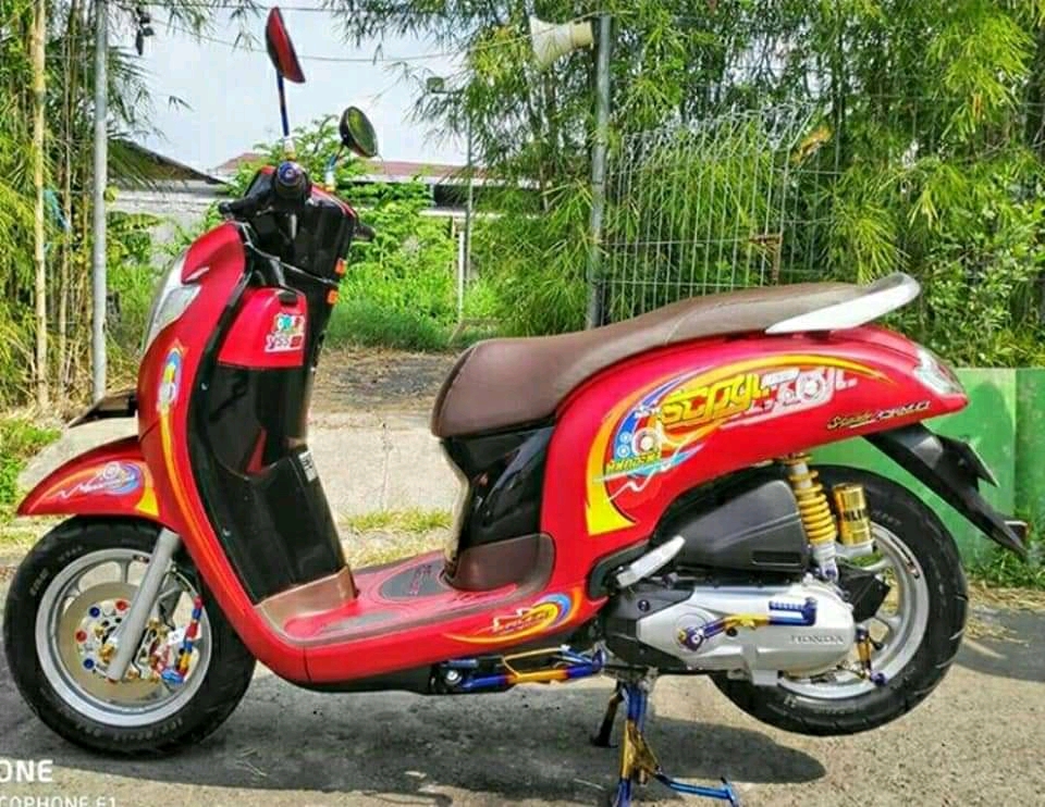 100 Gambar Modifikasi  Motor Scoopy  Terbaru 2019  Keren 