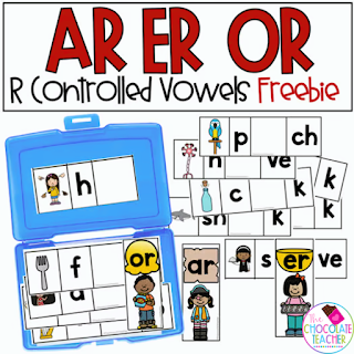 Add this r-controlled vowels FREEBIE to your list of fun April activities your first graders will love.