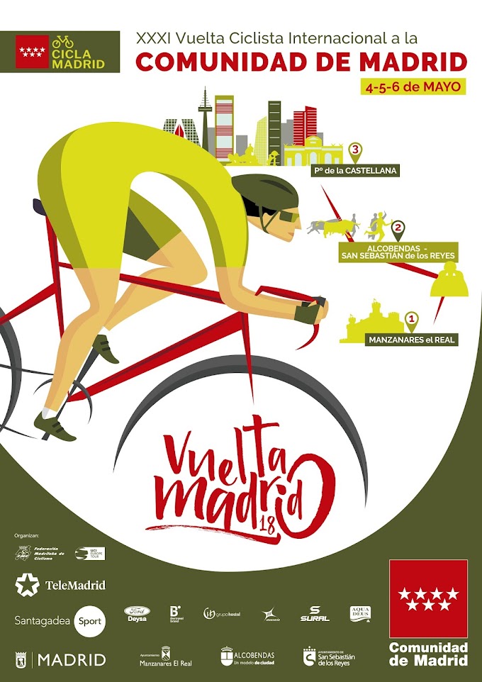 Todo preparado para que comience la XXXI edición de la Vuelta Ciclista a la Comunidad de Madrid