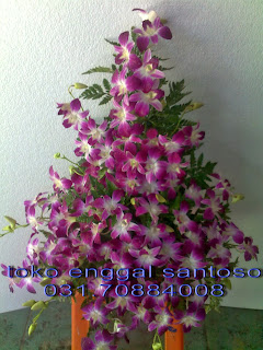 bouquet bunga meja (anggrek)