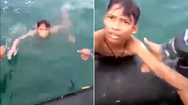 Adik Ni Terapvng Lebih 3 Jam Di Tengah Lavt Dekat Tg Harapan, Nasib Angg0ta Perasan Objek di Tengah Lavt