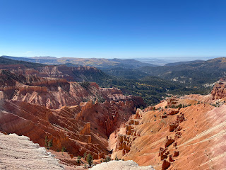 View from one of the Ceadar Breaks NM vista points