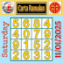 Carta Senja for GD Lotto and Perdana 4D for Saturday