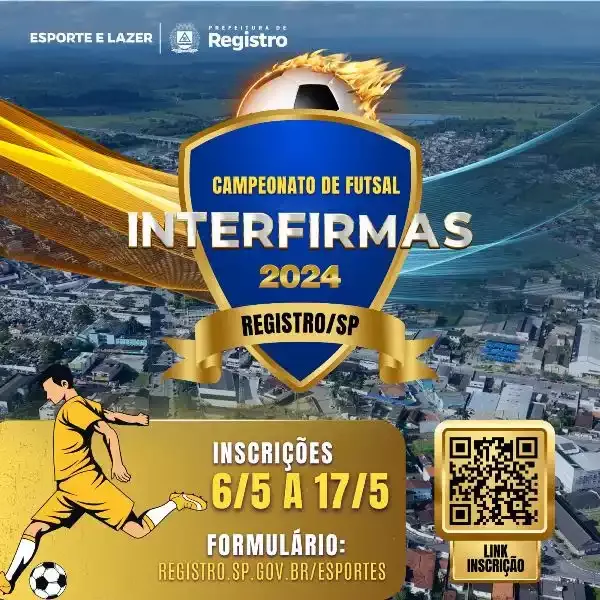 Chamando todas as empresas para o Campeonato de Futsal - Interfirmas 2024