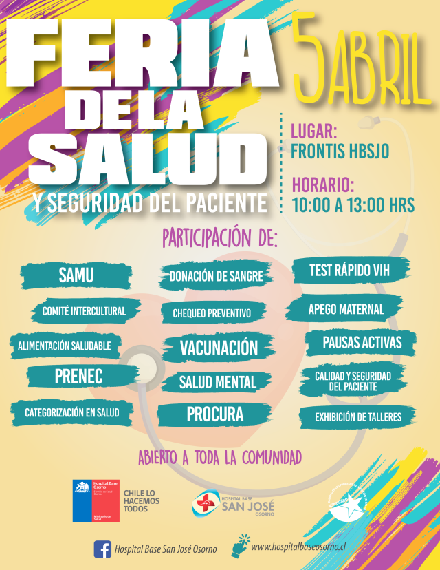 feria de la salud del hospital base de osorno