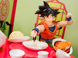 Nuevos S.H.Figuarts: Dragon Ball Z - Goku Eating Scenes Set y Dragon Ball Super - Goku Black, Tamashii Nations 