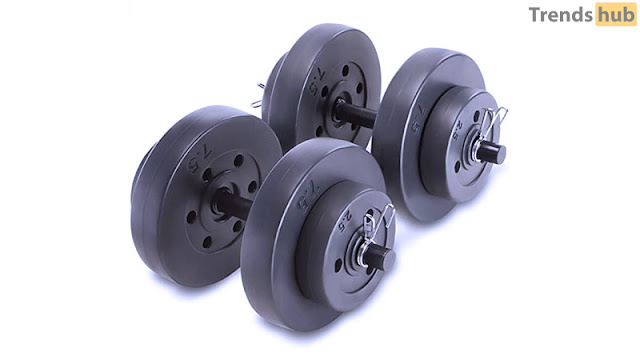 Marcy 40 Pound Vinyl Adjustable Dumbbell Set