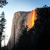 Horsetail Fall in Yosemite National Park