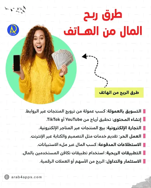 طرق ربح المال من الهاتف