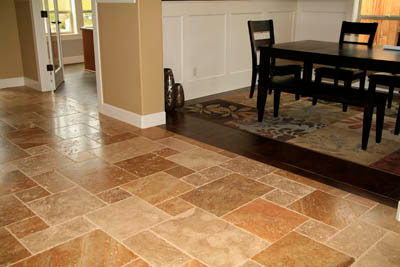 travertine tile flooring