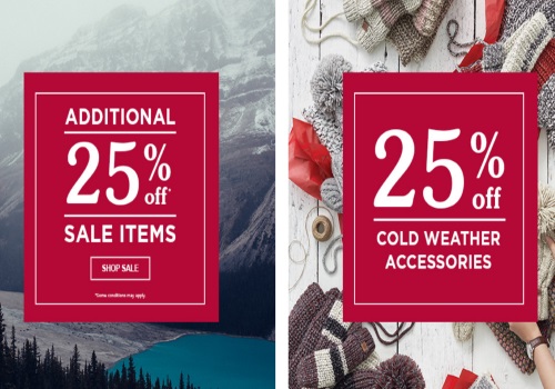 Roots Boxing Day Starts Early Extra 25% off Sale Items + 25% Off Cold Weather Accessories