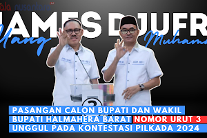 Sah! KPU Tetapkan Paslon JUJUR Pemenang Pilkada Halbar, Kantongi 28.781 Suara