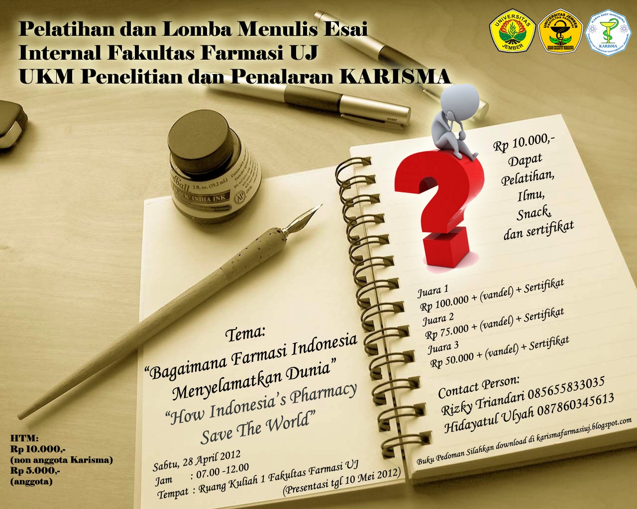 KARISMA: Pelatihan dan Lomba Menulis Esai Internal #1