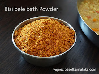 Bisi bele bath powder in Kannada