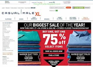 Free Printable Casual Male XL Coupons