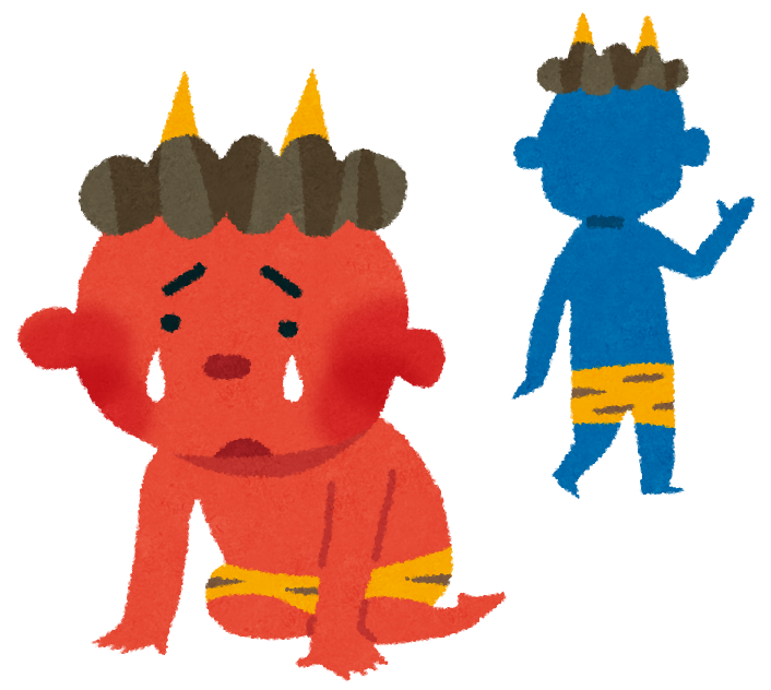 泣いた赤鬼のイラスト かわいいフリー素材集 いらすとや 泣いた赤鬼のイラスト かわいいフリー素材集 いらすとや