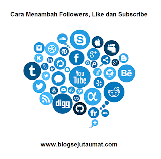  kali ini saya akan membagikan cara bagaimana untuk mendapat banyak Followers √ Cara Menambah Followers, Like dan Subscribe dengan Mudah