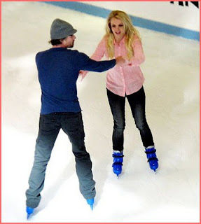 Britney Spears and Jason Trawick went ice skating on her birthday