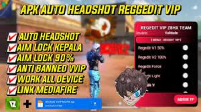 Cheat FF Auto Headshot No Password Anti Banned