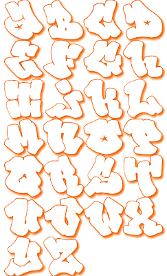 How to draw bubble letters a-z