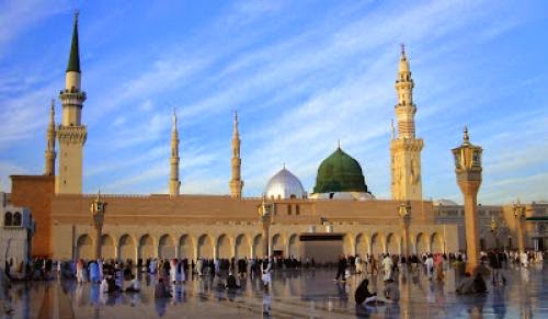 Religion Prayer Before Prophet Tomb By Al Shadhili