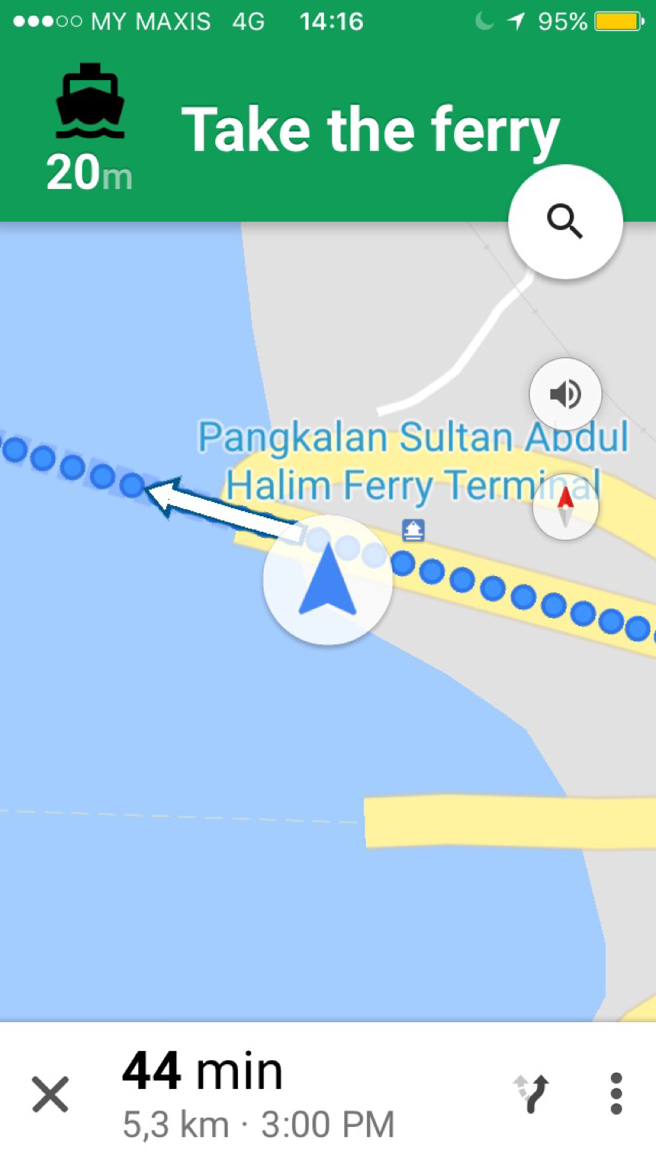 Ferry instruction