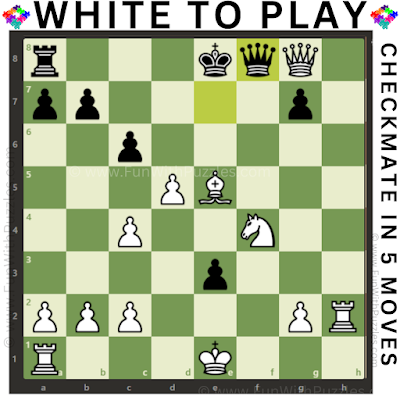 Challenge Your IQ Chess Puzzle: Play as White and Checkmate Black in 5-Moves