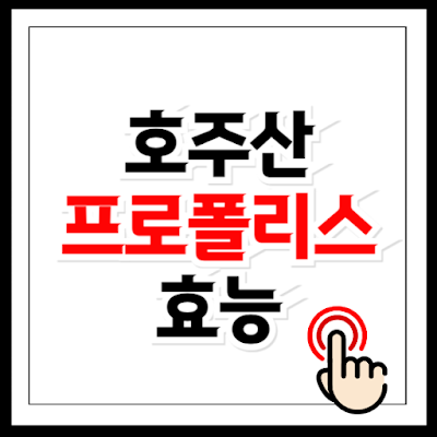 호주산 프로폴리스 효능 총정리 – 면역력 강화에 진짜 효과 있을까?