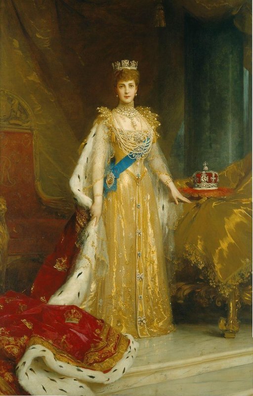  was surely Alexandra of Denmark the Queen consort of King Edward VII