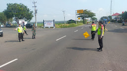 Lagi, Polres Indramayu Gatur Lalin di Arus Balik Perayaan idul Fitri 1444 H