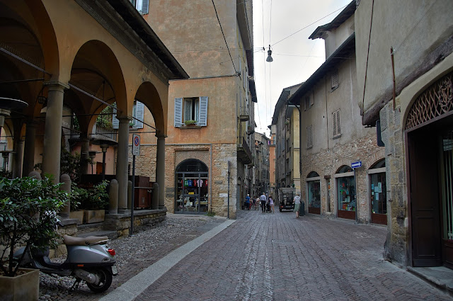 Bergamo alta citta uliczki