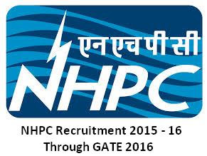 NHPC Limited Recruitment 2015 - 2016