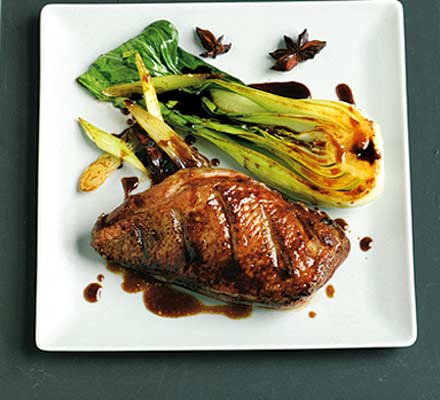 Roasted Duck Breasts With Red Wine Sauce