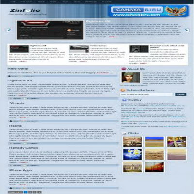 Zin Folio Professional Blogger Template