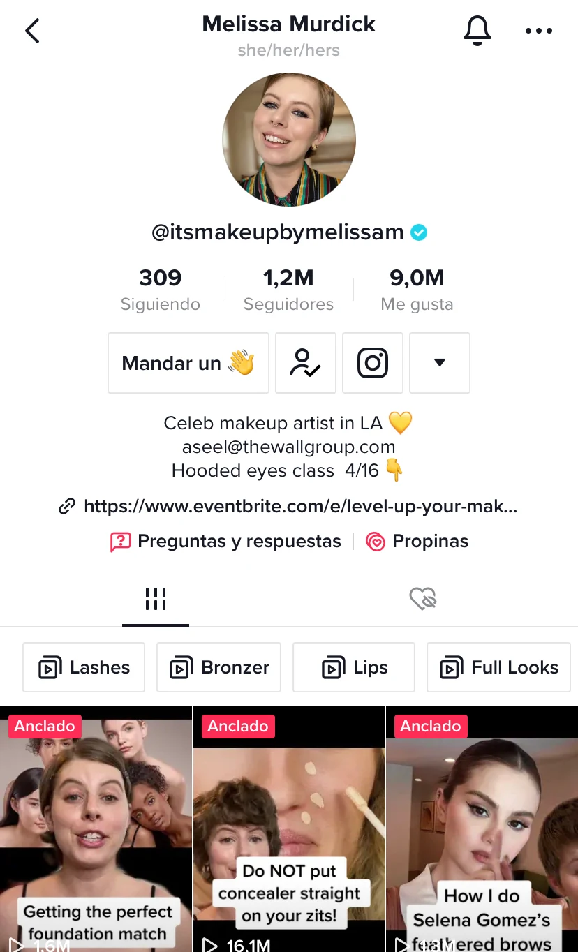 Los mejores maquilladores de Tiktok