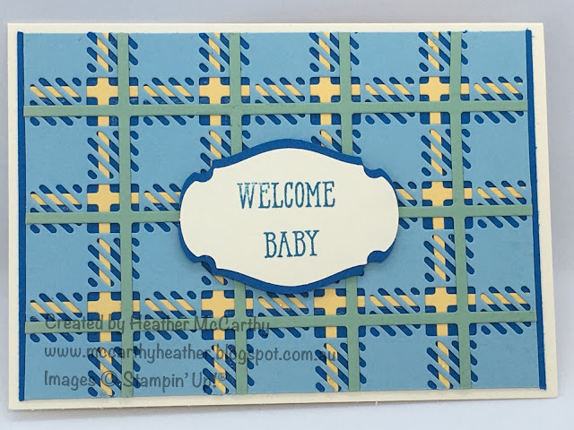 Best Plaid Builder Dies, Stampin' Up!