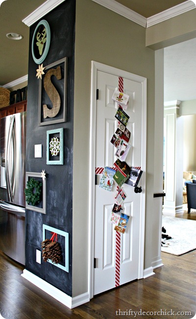 easy door holiday card display