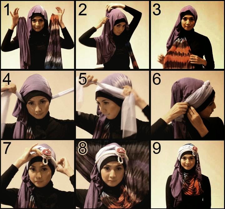 Cara Memakai Jilbab Modern Elegan  Cara Memakai Jilbab Tutorial Hijab