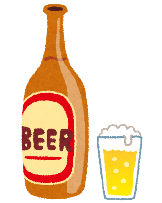 ビールのイラスト 瓶ビール かわいいフリー素材集 いらすとや